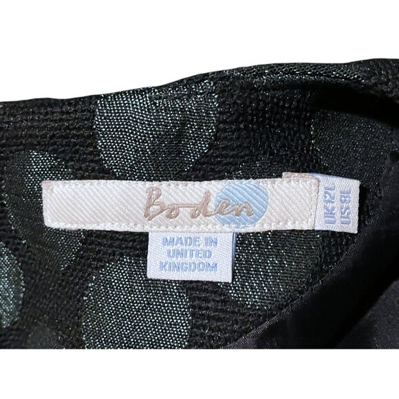 Boden Polka Dot Mini Dress 8L Pockets HOCO Formal Cocktail Wedding Retro Holiday - Picture 6 of 8